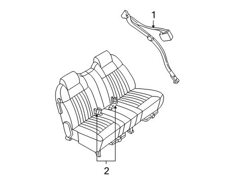 2000 Chevy Venture Seat Belt Diagram 2 - Thumbnail