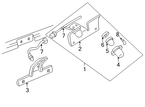 1998 GMC C3500 License Lamps Diagram 2 - Thumbnail