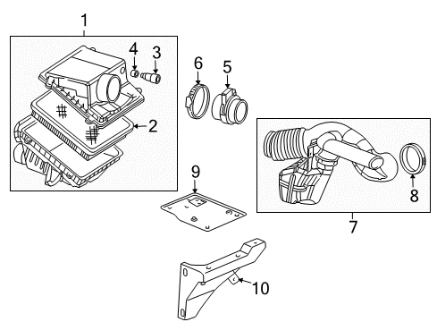 2002 Chevy Avalanche 1500 Filters Diagram 1 - Thumbnail