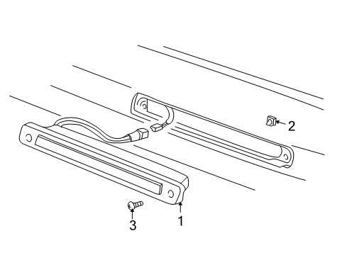 2006 Saturn Relay High Mount Lamps Diagram