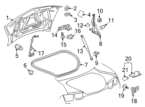 2010 Chevy Camaro Trunk Diagram