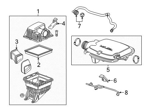 2019 GMC Canyon Filters Diagram 3 - Thumbnail