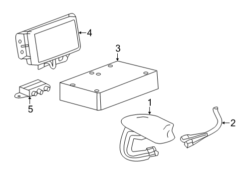 2018 GMC Terrain Communication System Components Diagram