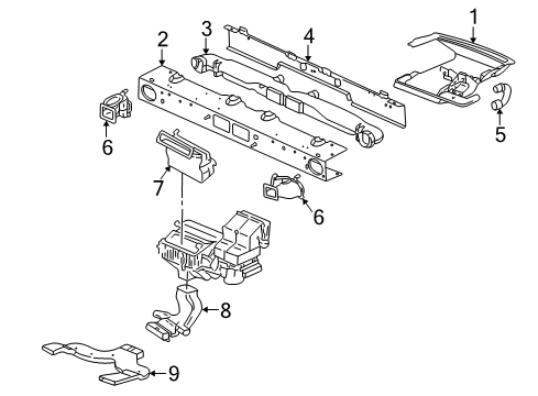 2006 Pontiac Montana Ducts Diagram