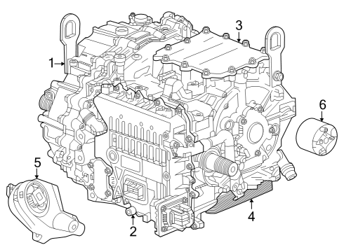 2023 Cadillac LYRIQ Traction Motor Components Diagram 3 - Thumbnail