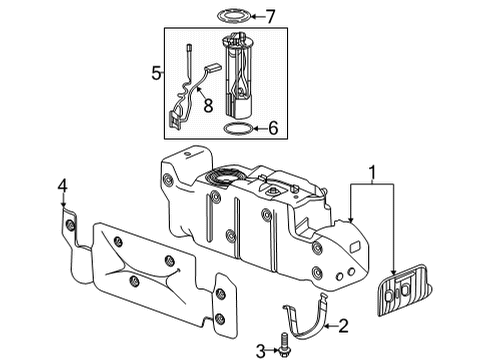 2020 Chevy Silverado 3500 HD Fuel Supply Diagram 2 - Thumbnail