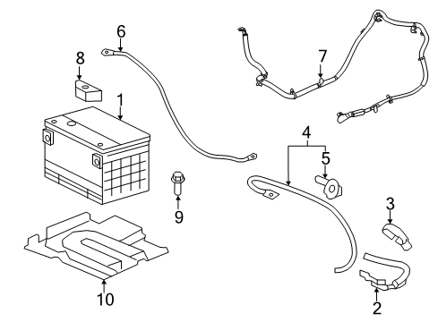 2008 Cadillac CTS Battery Diagram