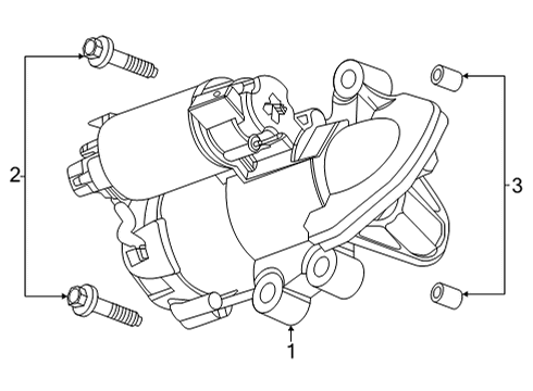 2022 Cadillac CT5 Starter Diagram 1 - Thumbnail