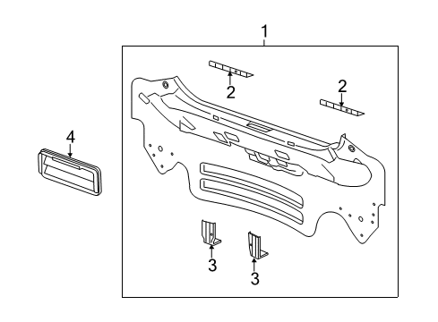 2015 Chevy Spark Rear Body Diagram