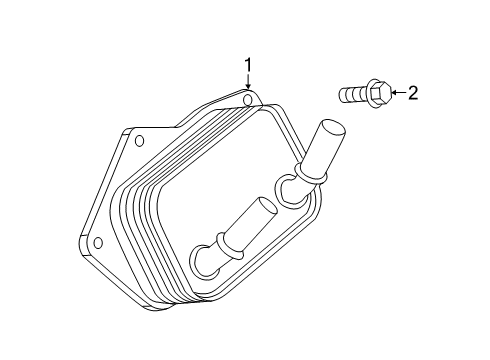 2019 Cadillac CT6 Oil Cooler Diagram