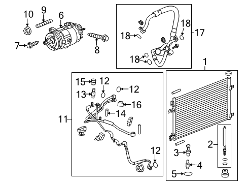 2015 Chevy Impala Switches & Sensors Diagram 2 - Thumbnail