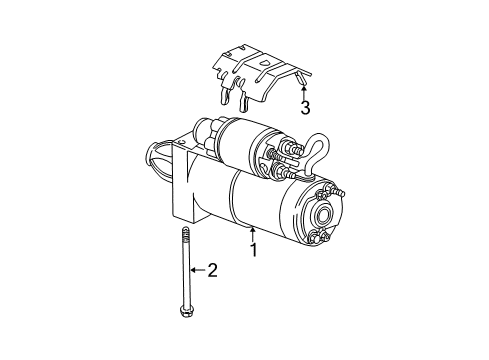 2005 GMC Sierra 1500 Starter Diagram 1 - Thumbnail