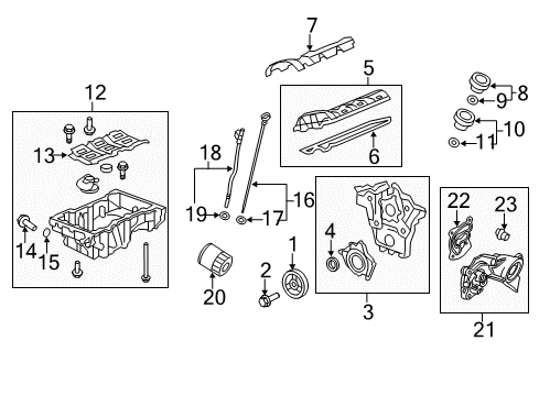 2016 GMC Terrain Oil Pan Diagram 2 - Thumbnail