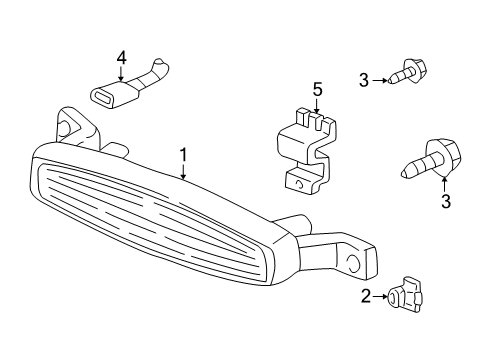 2002 Chevy Monte Carlo High Mount Lamps Diagram