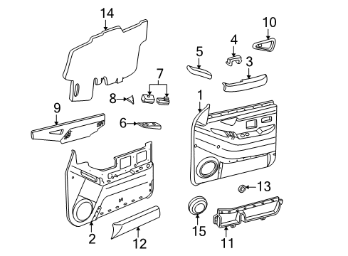 1996 Chevy S10 Front Door Diagram 2 - Thumbnail