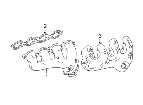 2024 GMC Sierra 2500 HD Exhaust Manifold Diagram