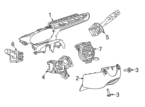 2021 Chevy Bolt EV Switches Diagram