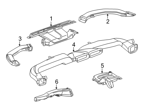 2014 Cadillac ELR Ducts Diagram