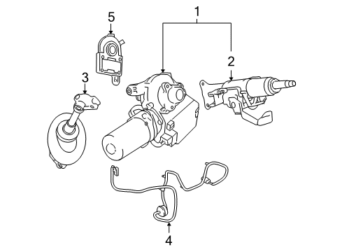 2006 Chevy Cobalt Steering Column & Wheel, Steering Gear & Linkage Diagram