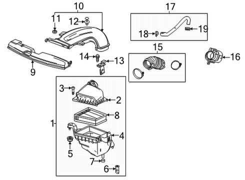 2022 Buick Encore GX Air Intake Diagram 1 - Thumbnail