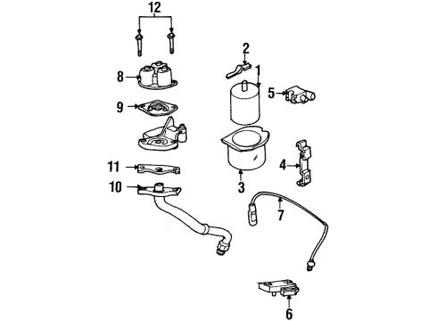 1996 Pontiac Grand Am Emission Components Diagram