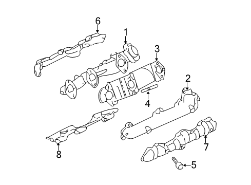 2002 Chevy Impala Exhaust Manifold Diagram 1 - Thumbnail