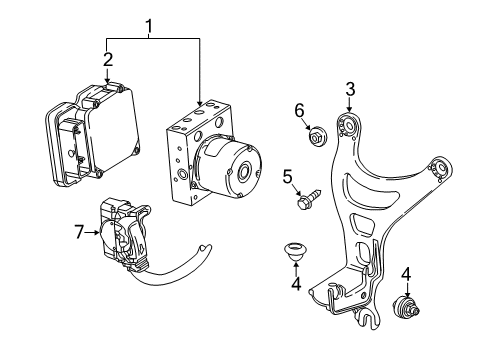 2017 Buick LaCrosse ABS Components, Electrical Diagram