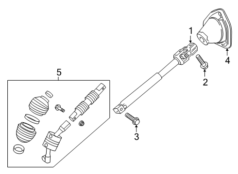 2020 Chevy Silverado 1500 Lower Steering Column Diagram