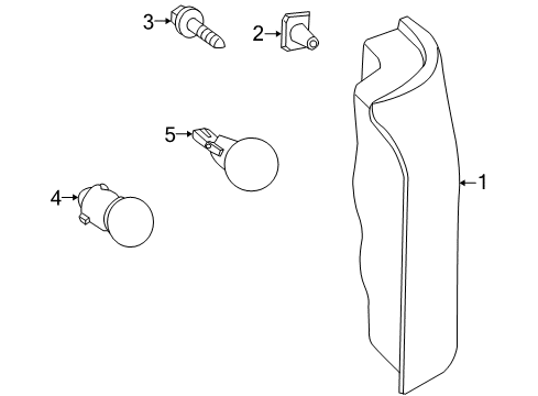 2007 Saturn Vue Tail Lamps Diagram