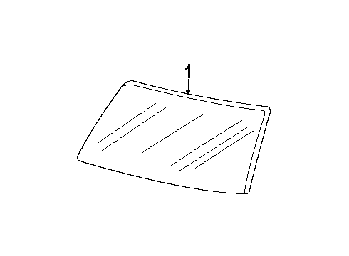 1987 Buick Riviera Windshield Glass Diagram