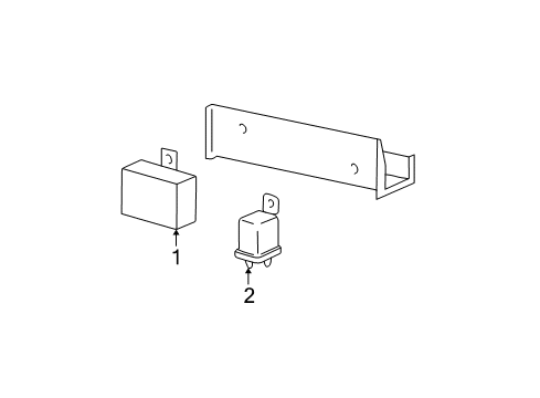 1999 GMC Sonoma Door & Components Diagram