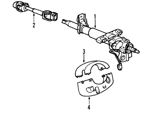 2007 Saturn Sky Steering Column, Steering Wheel Diagram 2 - Thumbnail