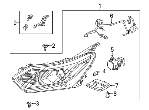 2021 Chevy Equinox Headlamps Diagram