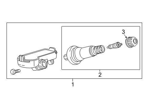 2019 Chevy Colorado Tire Pressure Monitoring Diagram