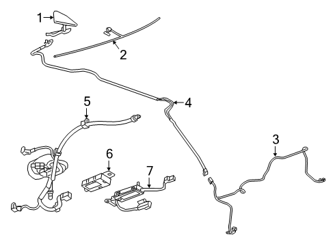 2021 Chevy Blazer Antenna & Radio Diagram