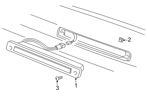 2006 Pontiac Montana High Mount Lamps Diagram