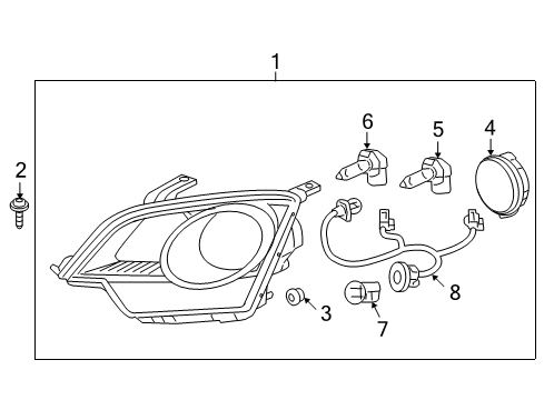 2009 Saturn Vue Bulbs Diagram