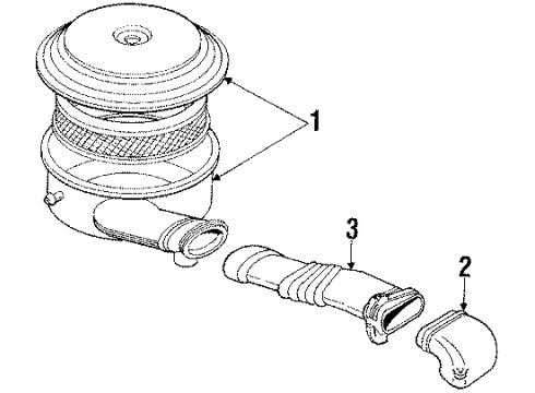 1993 GMC G1500 Air Intake Diagram 2 - Thumbnail