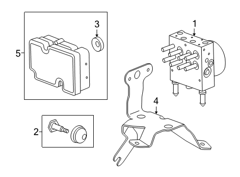 2010 Saturn Sky ABS Components, Electrical Diagram