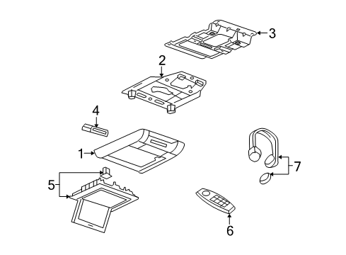 2010 Saturn Outlook Entertainment System Components Diagram 2 - Thumbnail