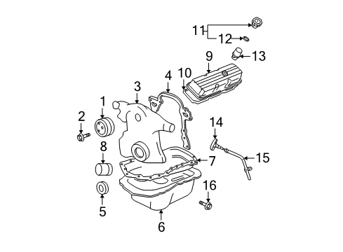 2003 Buick LeSabre Filters Diagram 1 - Thumbnail