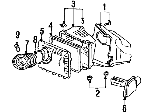 2003 Pontiac Grand Prix Air Intake Diagram