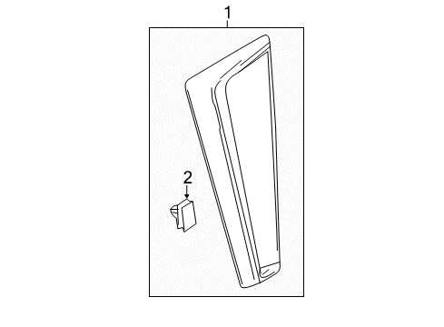 2014 Cadillac SRX Side Repeater Lamps Diagram