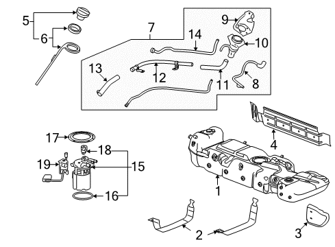 2009 GMC Yukon Fuel Supply Diagram 1 - Thumbnail