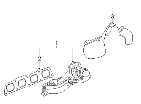 2013 Cadillac ATS Exhaust Manifold Diagram 1 - Thumbnail