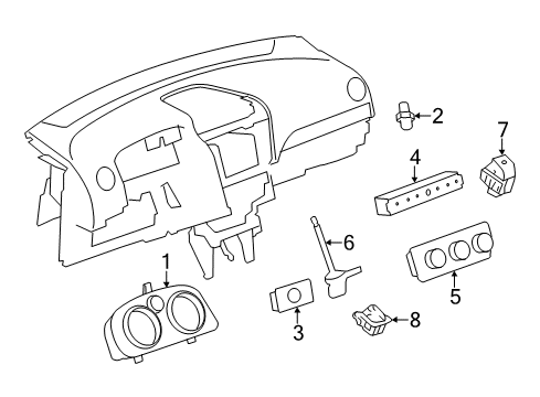 2015 Chevy Captiva Sport Switches Diagram 1 - Thumbnail