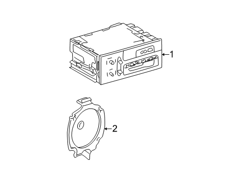 2004 Cadillac Escalade EXT Sound System Diagram