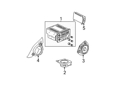 2004 Oldsmobile Bravada Sound System Diagram