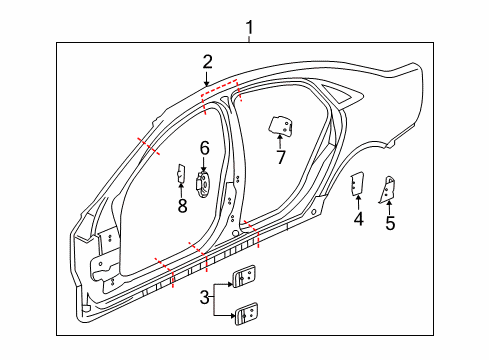 2017 Chevy SS Uniside Diagram