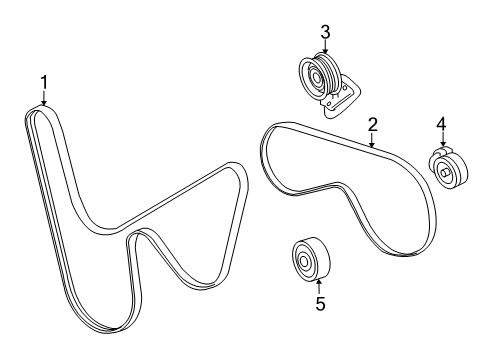 2011 Chevy Caprice Belts & Pulleys, Maintenance Diagram 2 - Thumbnail